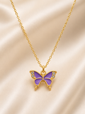Butterfly Pendant Necklace | Butterfly Necklace | Aqsetique