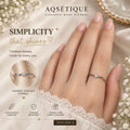Silver Twisted Solitaire Ring